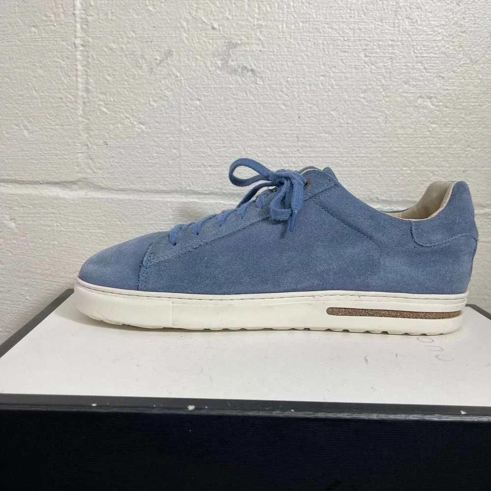 Birkenstock Bend Low Blue Suede Casual Sneaker Shoes Lace up Men's 43 EU/10‎ US